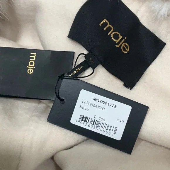 Galaxyo Faux Fur Collar Coat - Picture 7 of 7